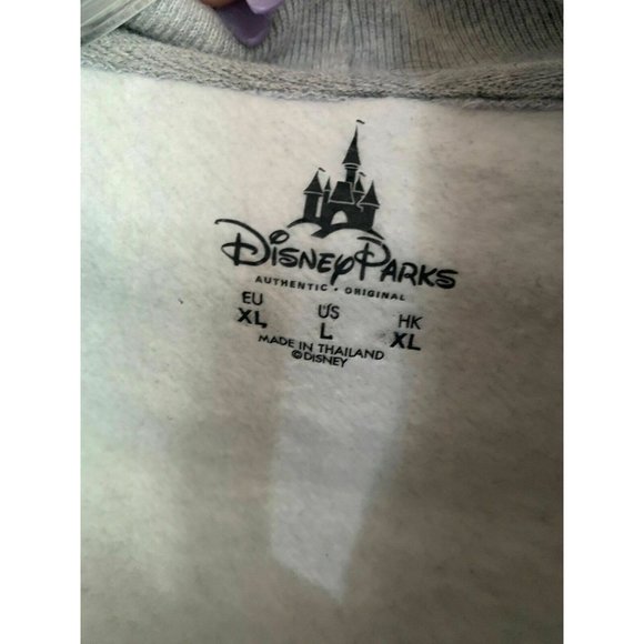 Disney Parks 2014 Disneyland Resort Large grey pullover sweatshirt - Picture 5 of 5